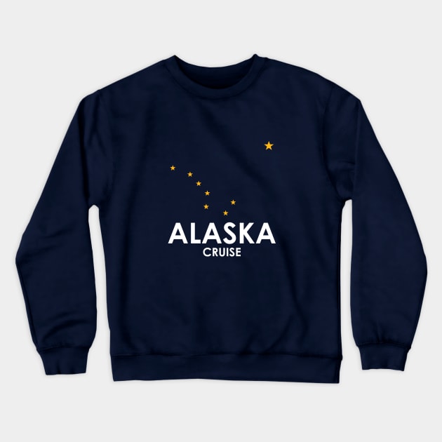 Alaska Flag Stars for Alaskan Cruise Crewneck Sweatshirt by KevinWillms1